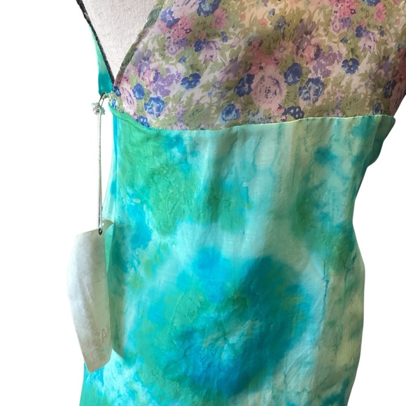 Aratta Watercolor Semisheer Lightweight Sleeveless Blouse Size XS NWT - Picture 7 of 15